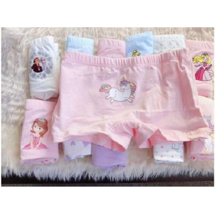 Quần chip đùi teengo cho bé gái - set 3c