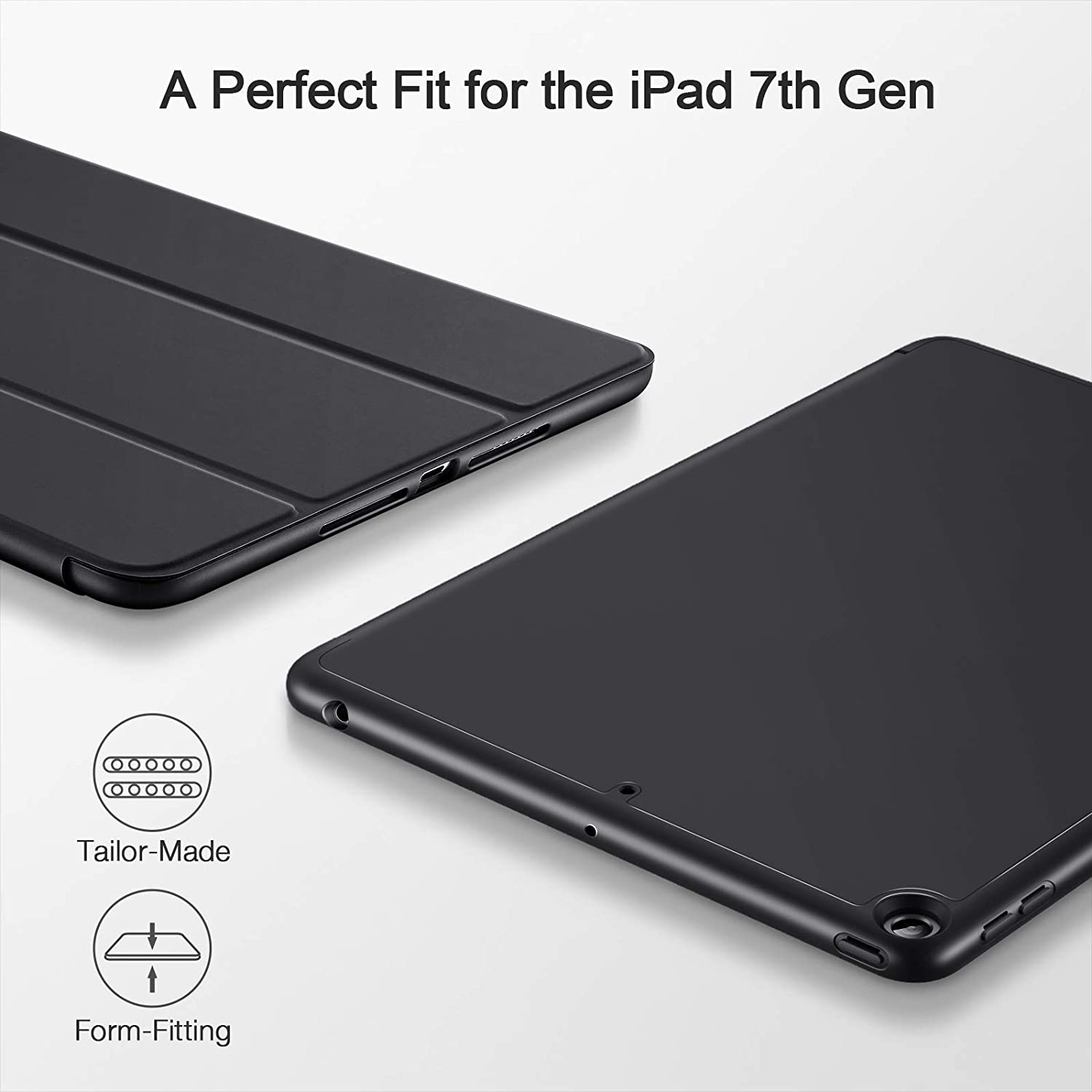 Bao da cho iPad Gen 8 10.2 2020 ESR Rebound Pencil Slim Smart Case - Hàng Nhập Khẩu
