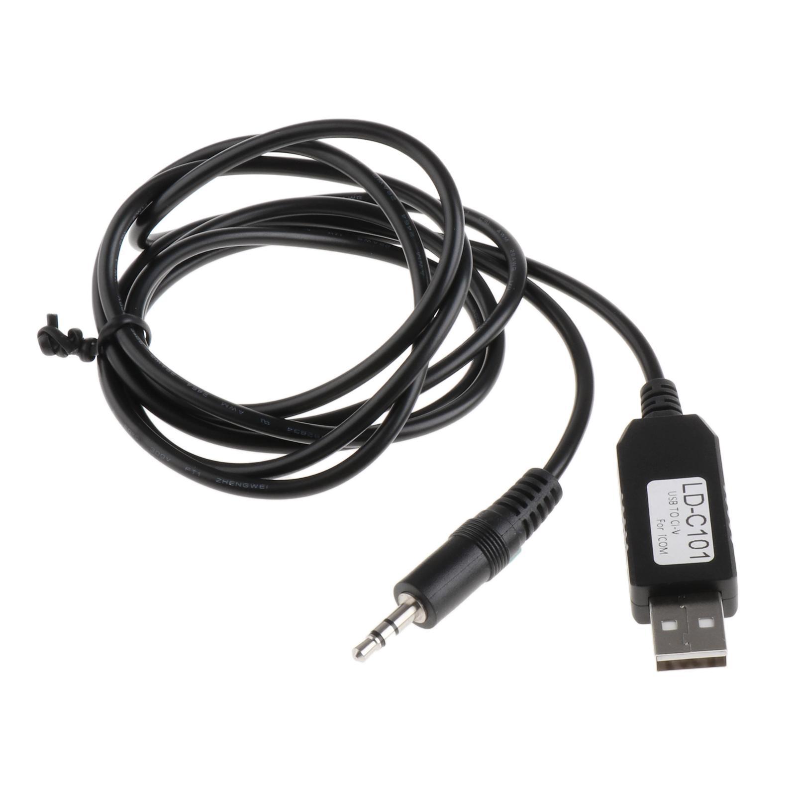 59 Inch USB CI-V CAT Interface Cable Cord for CT-17 Compatible Radios