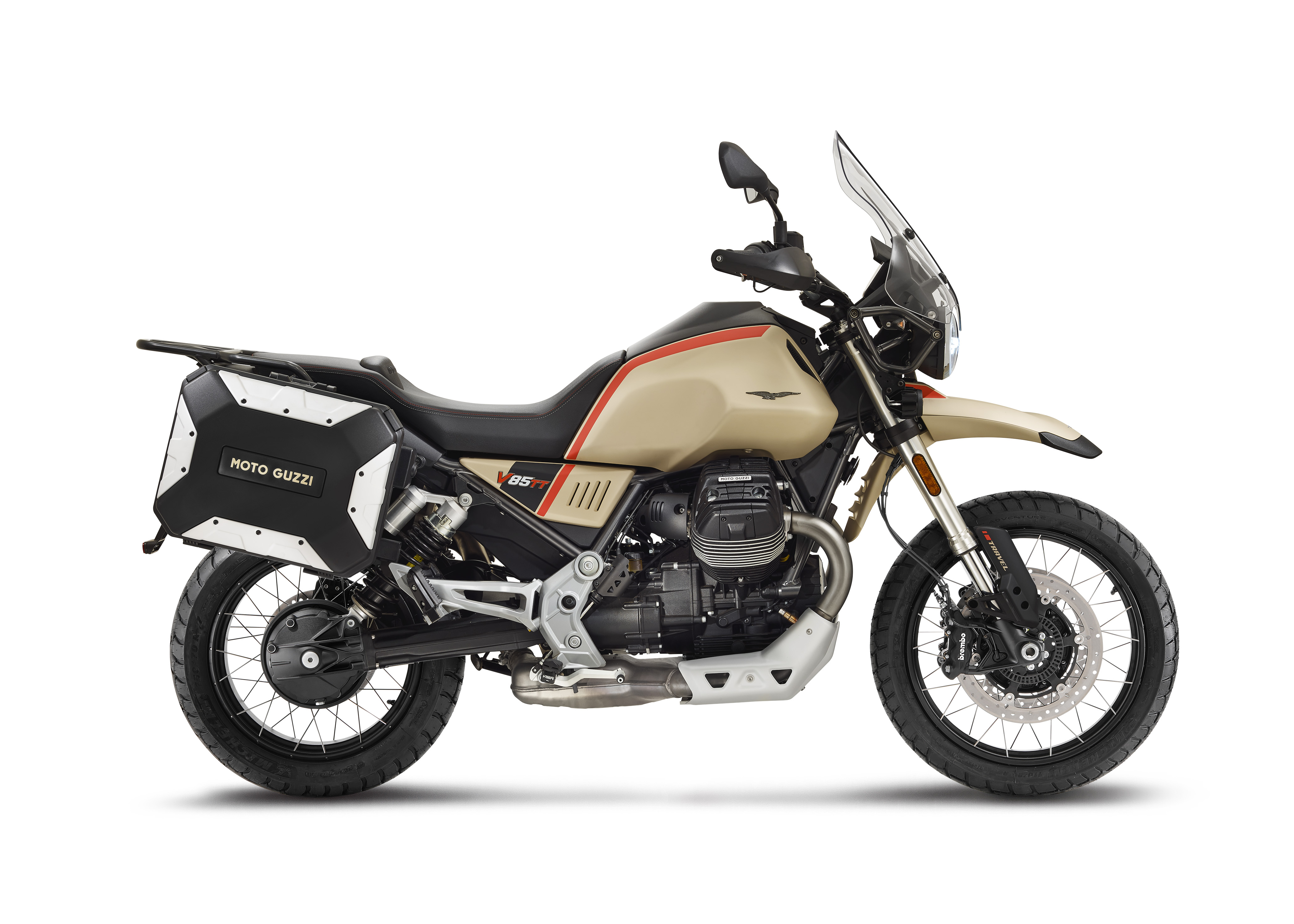 Xe Môtô Moto Guzzi - V85TT Travel - Màu kem