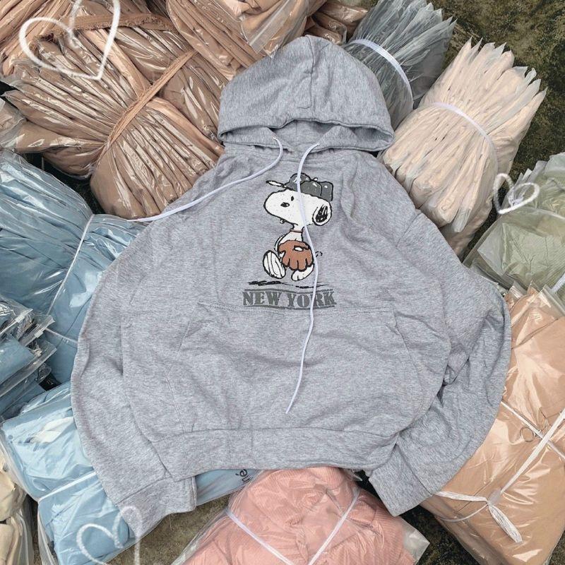 Áo hoodie unisex nam nữ chất thun nỉ ngoại hình logo in hoạt hình ,nón 2 lớp,form rộng dạng tay phòng cánh dơi