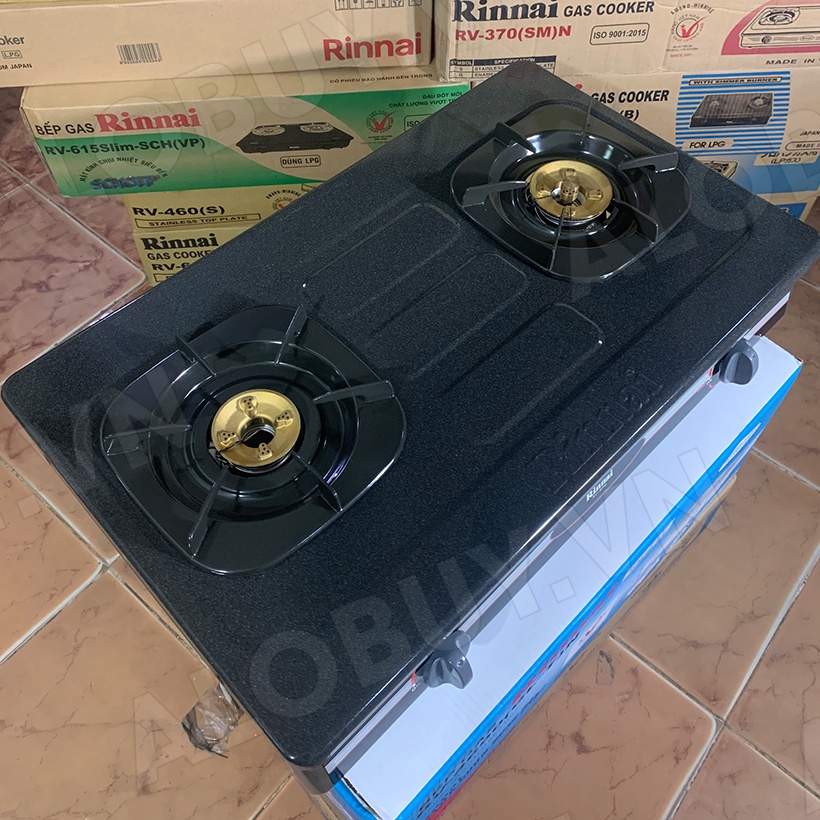 Bếp gas 6 tấc Rinnai RV-860GSB, Chén đồng có đầu hâm - Hàng chính hãng