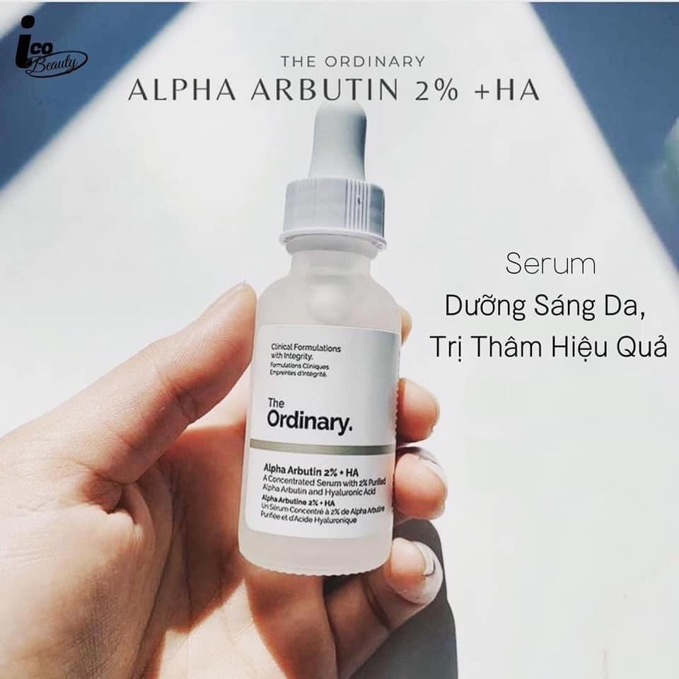 Tinh Chất Dưỡng Trắng Mờ Thâm Nám The Ordinary Alpha Arbutin 2% + HA 30ml