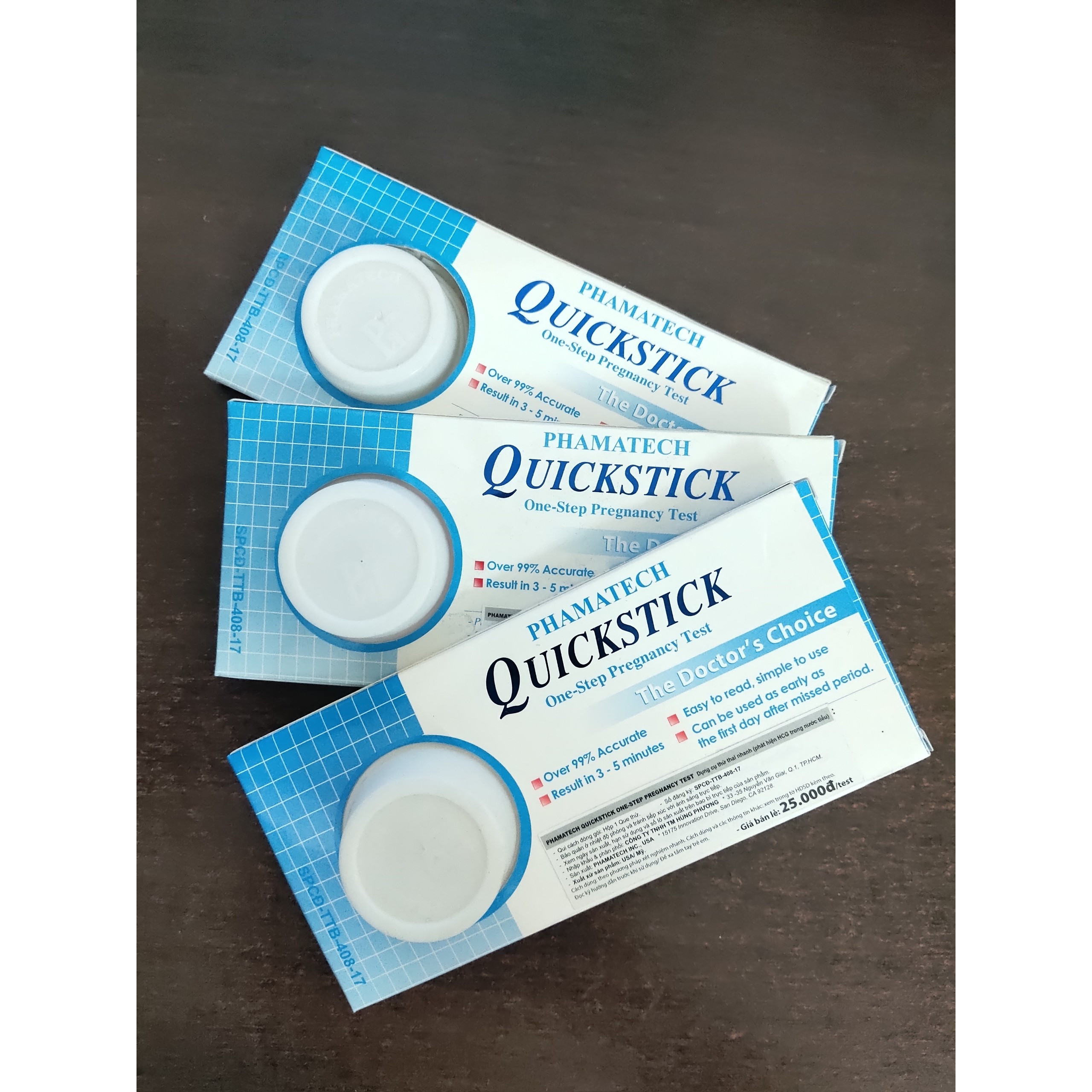 Combo 3 Que Thử Thai QuickStick