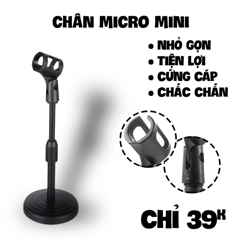 Chân micro mini đứng để bàn microphone stand