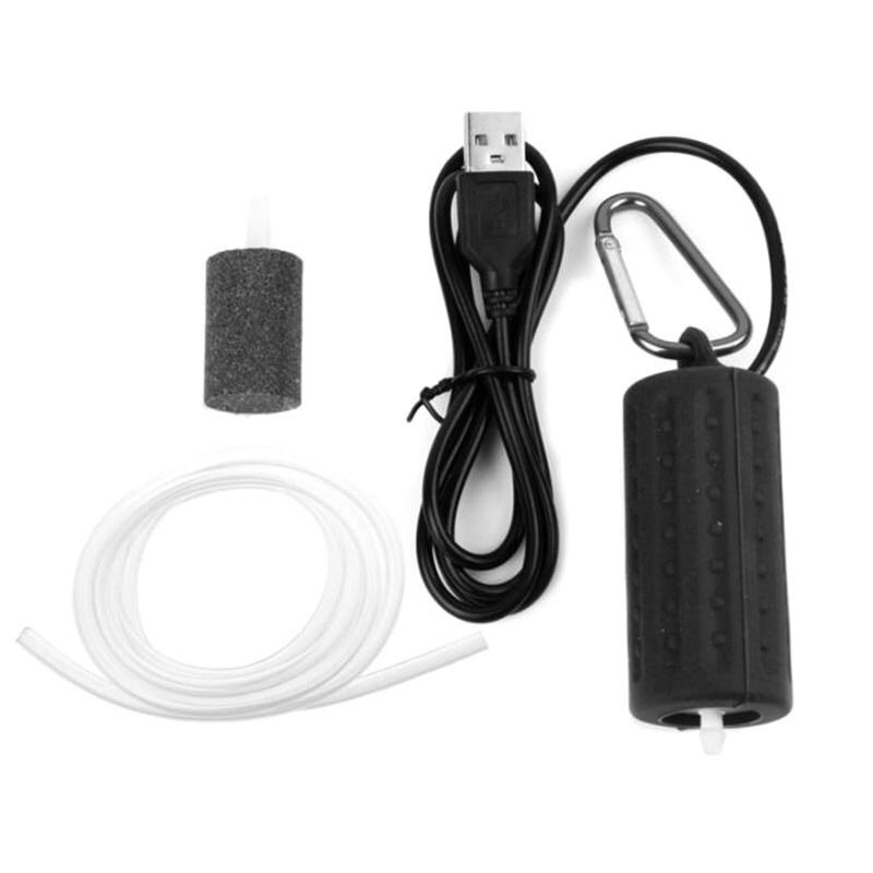 Máy sủi USB mini cho hồ cá đi câu cá tiện lợi