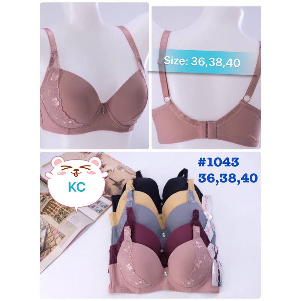 Áo ngực Thái mút mỏng phối ren đẹp áo lót nữ bigsize cho ngực bự SILKCHIP 1034