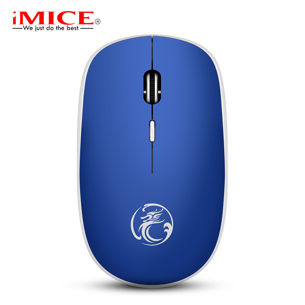Chuột Văn Phòng Không Dây Cao Cấp IMICE G-1600 Silent Giảm Ồn 90 Bộ Thu Nano Tự Động Kết Nối  Hoạt Động Chính Xác Mượt Mà Khoảng Cách 10m Tiết Kiệm Pin Thông Minh Thay Đổi Nhanh  Độ Phân Giải 80012001600DPI – Hàng Chính Hãng – Màu Xanh Dương
