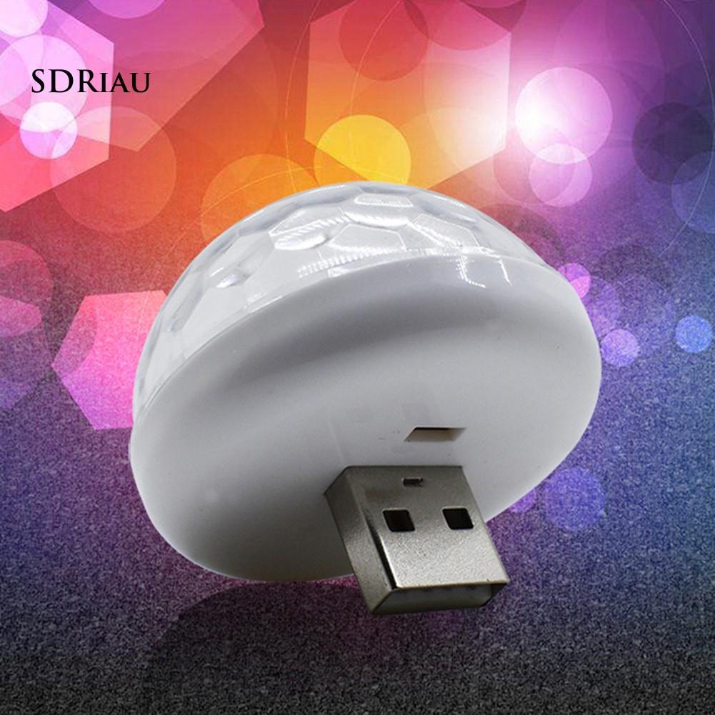Bóng đèn 3 màu USB led cho trang trí xe hơi DJ