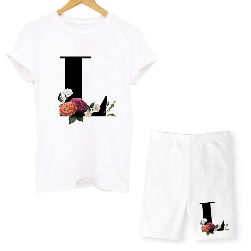 Phụ Nữ Hai Piec Bộ Chữ T Áo Và Quần Short Bộ Mùa Hè Nữ Tay Ngắn Cổ Tròn Áo Quần Jogger Biker Quần Short Bộ Trang Phục Gợi Cảm dành Cho Người Phụ Nữ