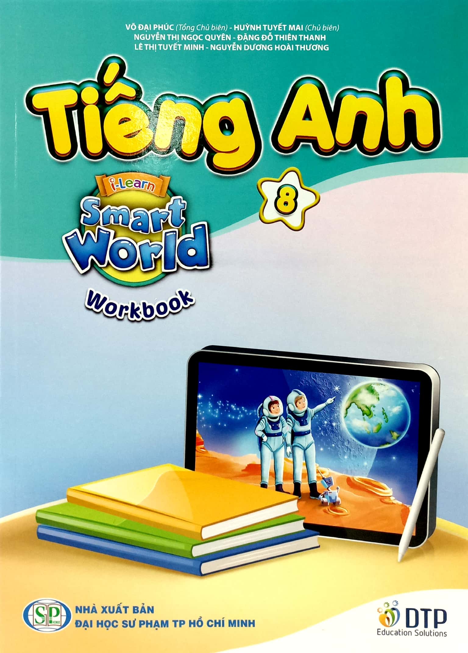 Bộ 2 cuốn sách tiếng Anh 8, i-Learn Smart World 8