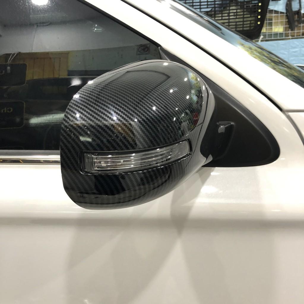Bộ ốp gương chiếu hậu Mitsubishi Outlander vân Carbon cap cấp