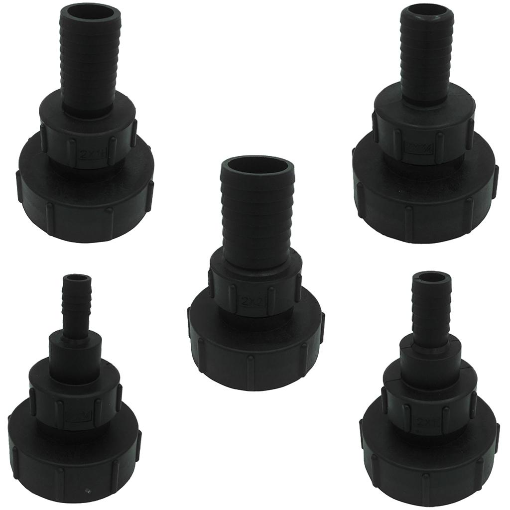1000L IBC Water Tank Adaptor Coarse Thread Hose Fitting 95mm to 20/25/32/40/50mm