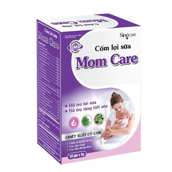 Cốm lợi sữa MomCare  Hỗ trợ lợi sữa, tăng tiết sữa cho mẹ sau sinh ( Hộp 20 gói)