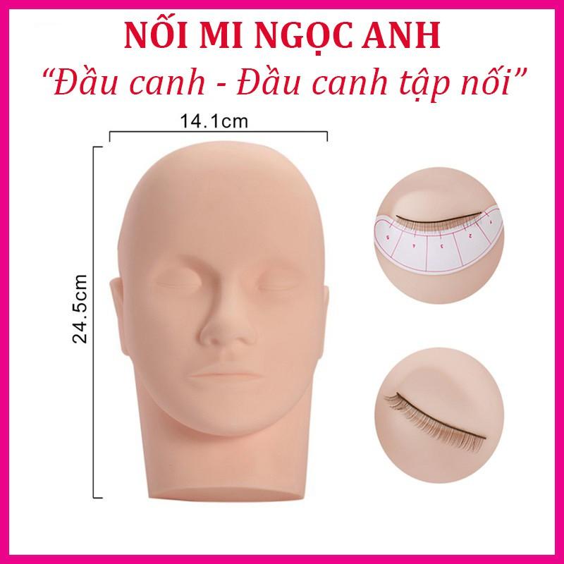 Đầu canh giả bằng silicon dành cho người mới học nối mi