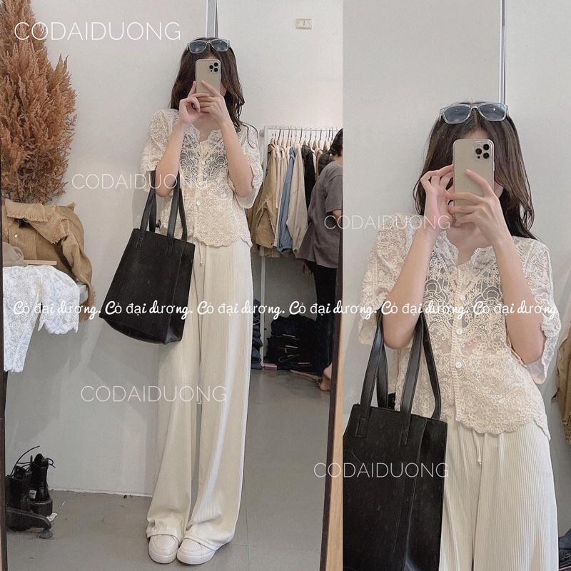 Áo điệu ren sale