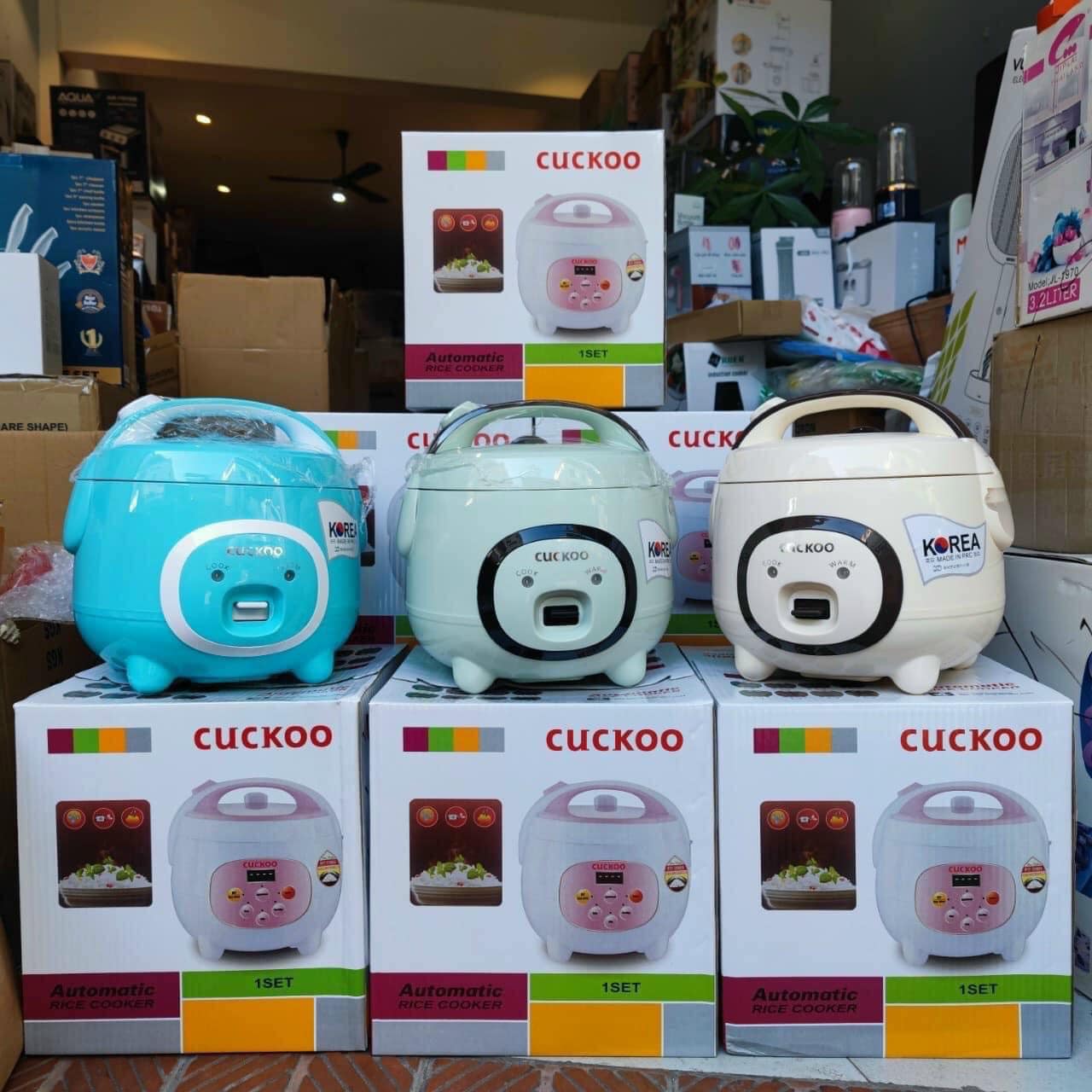 Nồi cơm điện mini Cuckoo 3D dung tích 1L 1,2L 1,8 hàn quốc lòng siêu dày - Giao mầu ngẫu nhiên