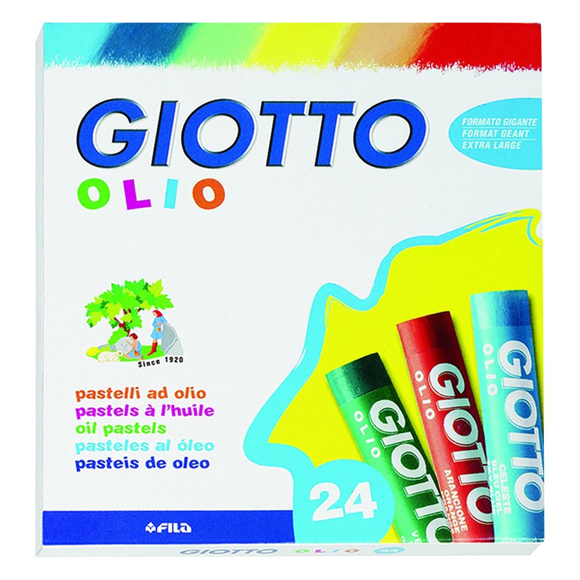 Bút Sáp Màu Giotto Olio 293100 (24 Màu/Hộp)