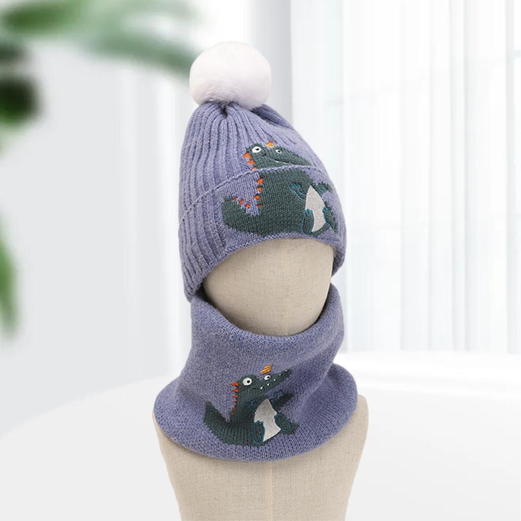 Children Hat Acrylic Fibers Unisex Festival Gift Thick Cartoon Birthday Gift Knitted Hat Caps for Video Shooting Winter Autumn Spring ,Boys Girls Kids
