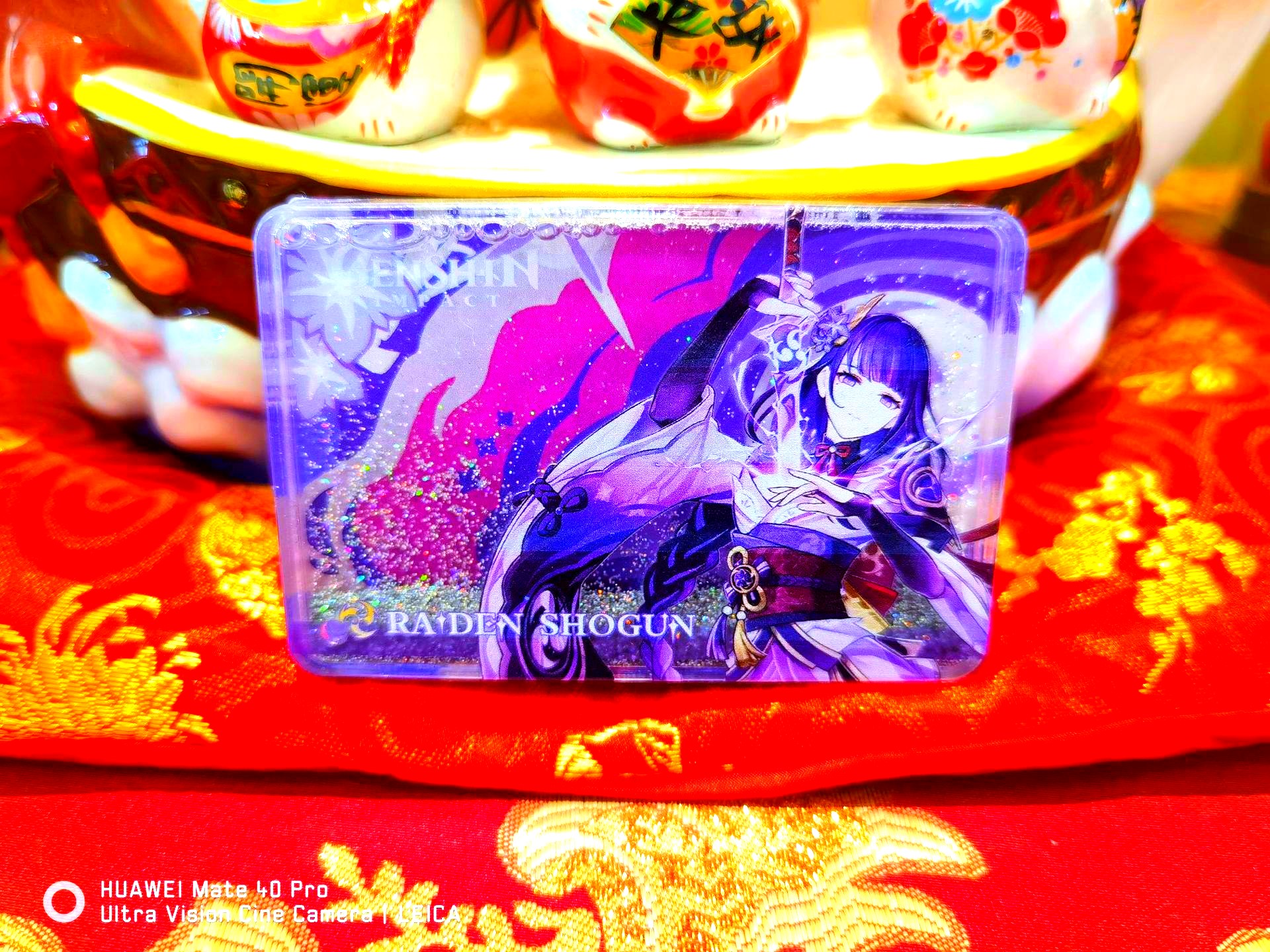 Thẻ LIM Tranh cát RAIDEN SHOGUN trong Game Genshin Impact nữ kiêm khách lôi hệ hiệu ứng Secret Rare 2120 NF 1