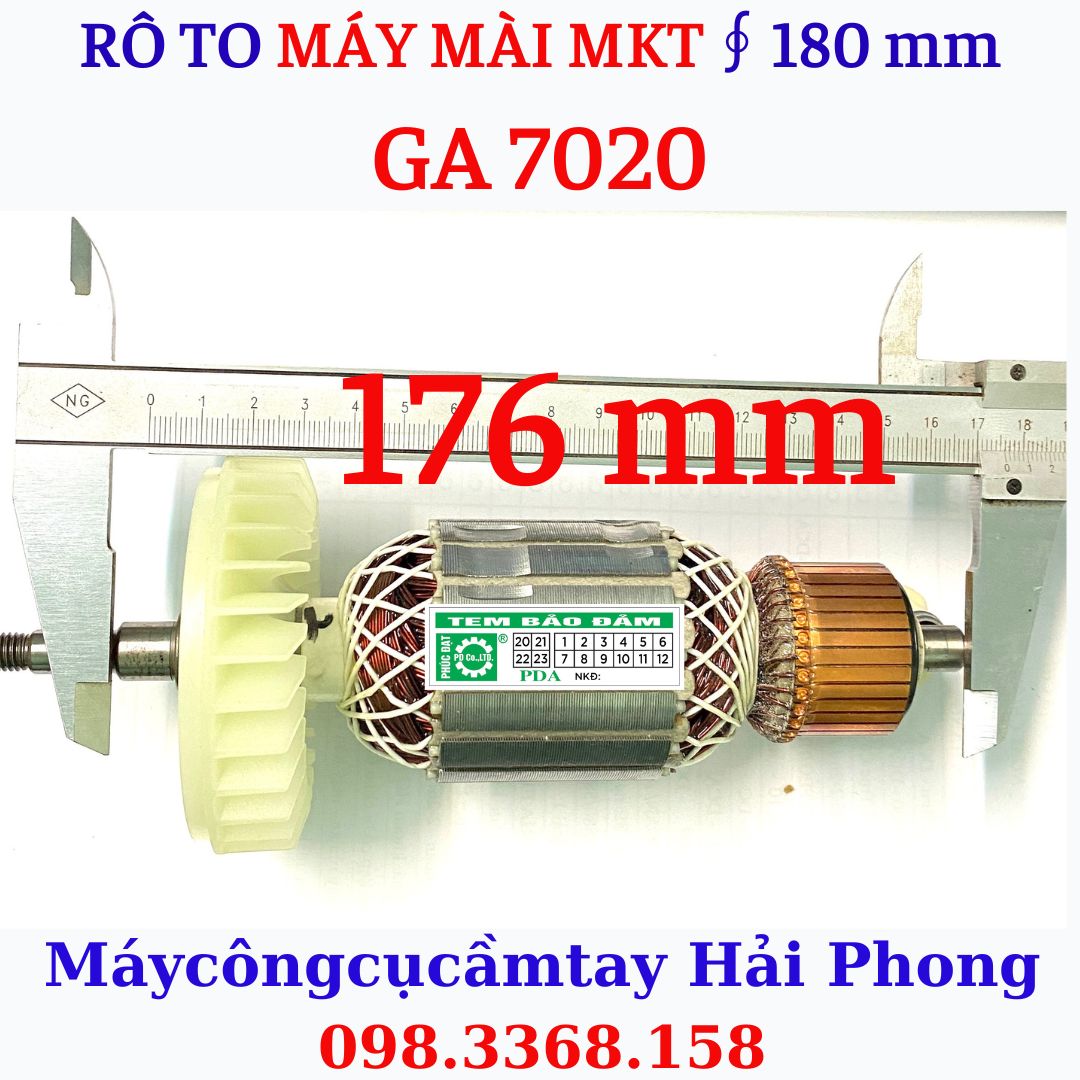 Rô to máy mài góc 'Ma.ki.ta' Mod.'GA-7020' Hiệu DCA