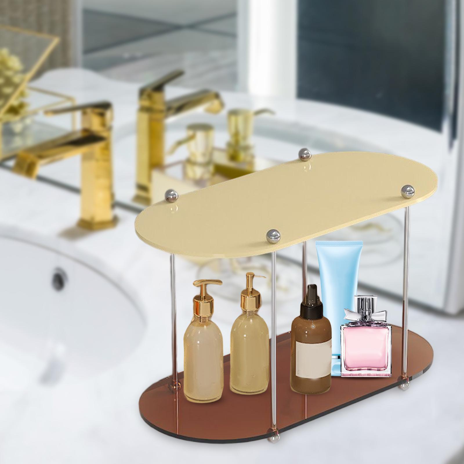 Bathroom Storage Rack Makeup Organizer Shower Caddy Shelf Kitchen Coutertop