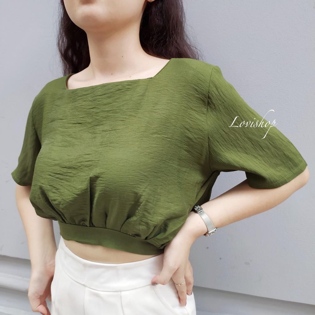 Her croptop cột nơ sau