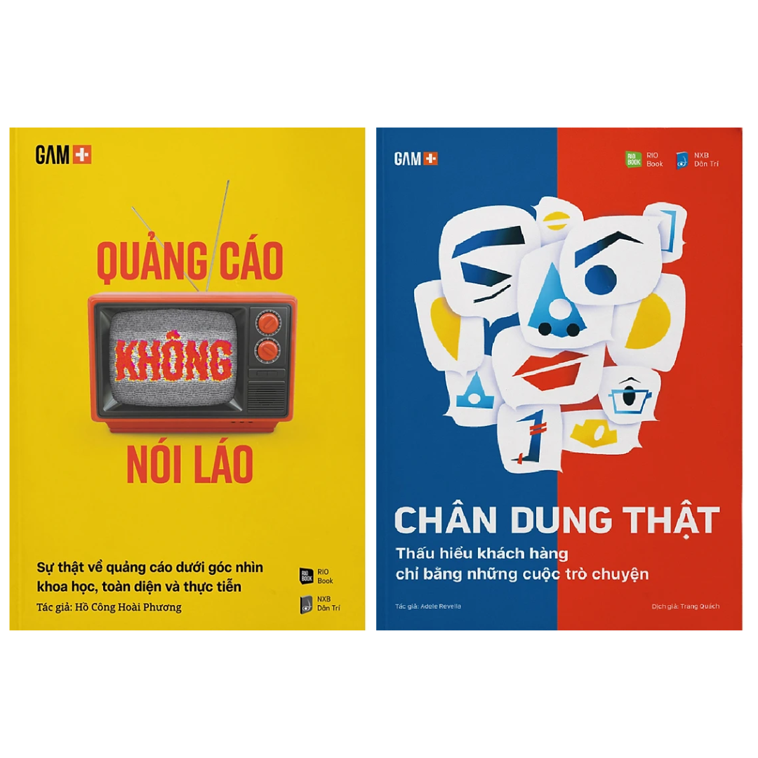 Combo 2 Cuốn Sách Marketing - Quảng Cáo: Quảng Cáo Không Nói Láo + Chân Dung Thật - Thấu Hiểu Khách Hàng Chỉ Bằng Những Cuộc Trò Chuyện