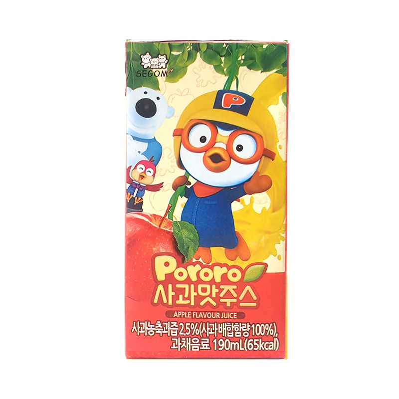 Nước ép trái cây Pororo vị Táo 190ml