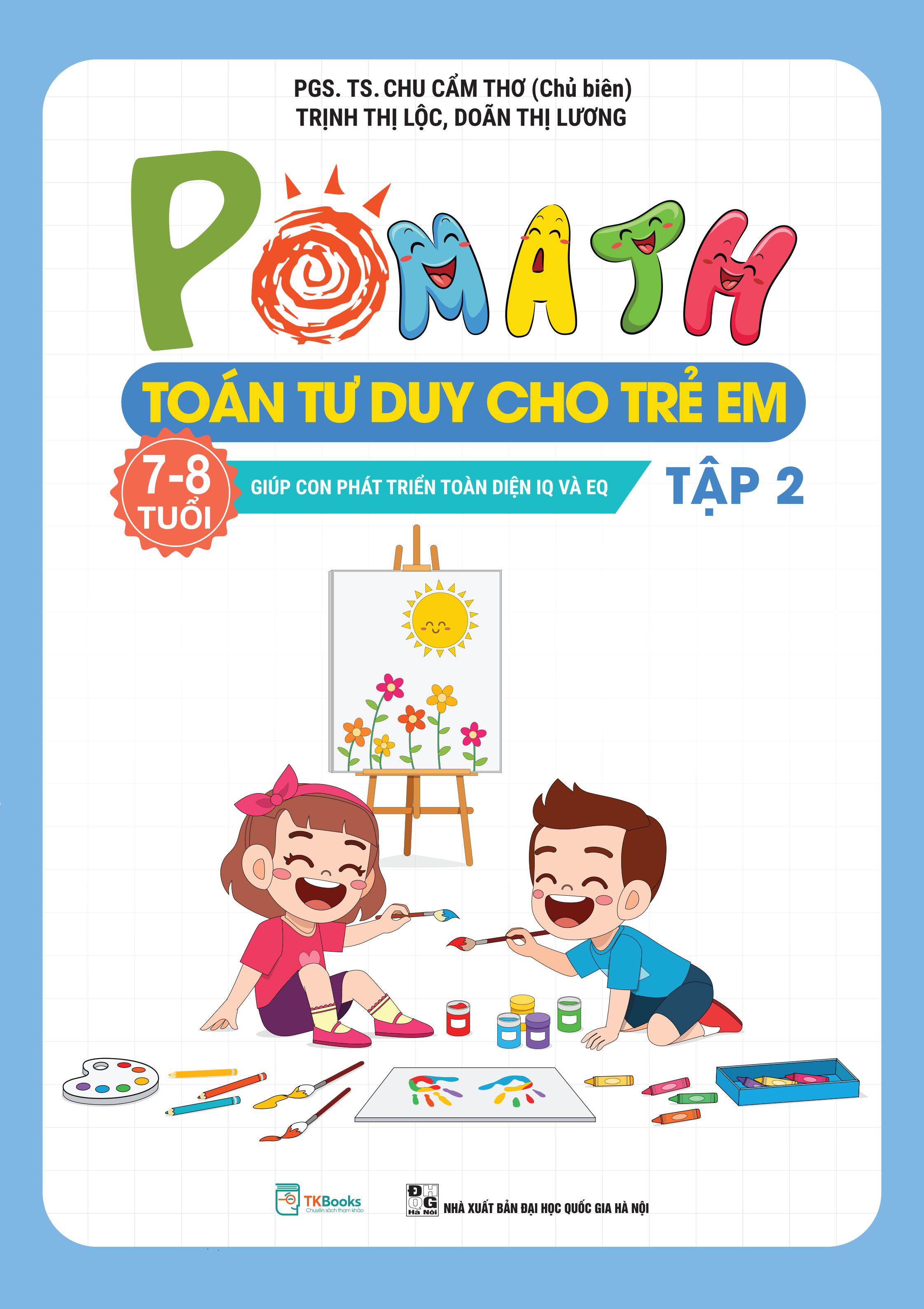 Combo POMath – Toán tư duy cho trẻ em 7 – 8 tuổi (Tập 1 + 2) - TKBooks