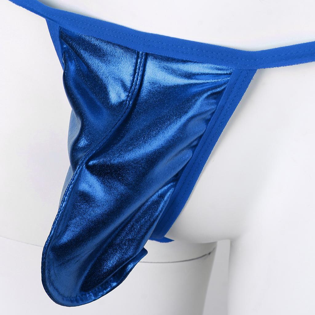 2-3pack Men Back Tassel Chain T-Back Underwear Low-rise Bikini G-String Thong