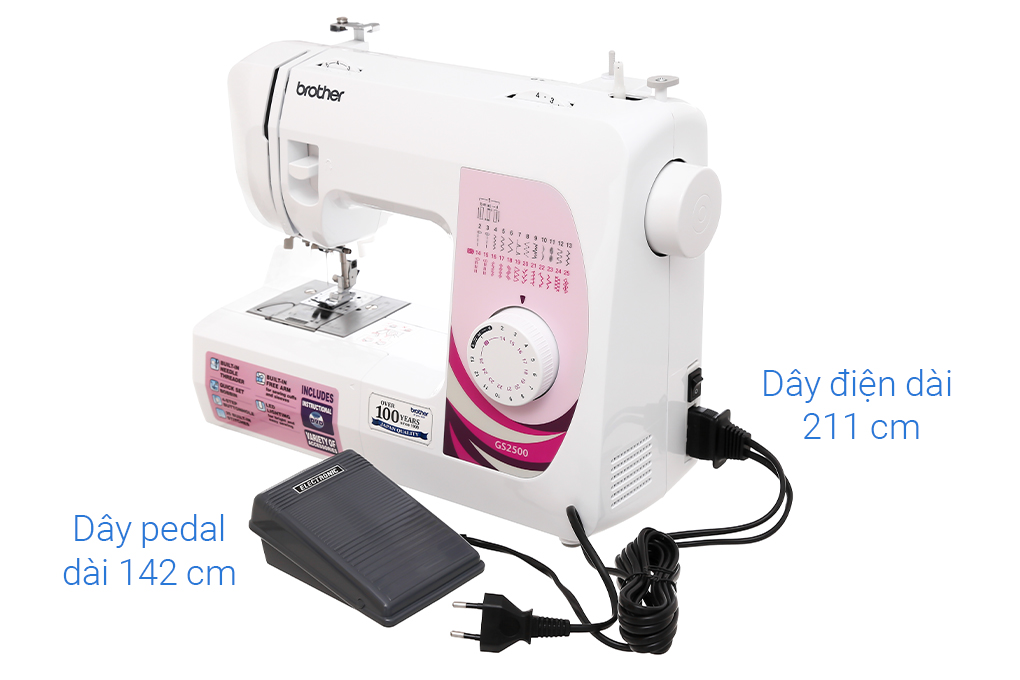 Máy May Brother GS-2500 - Hàng chính hãng