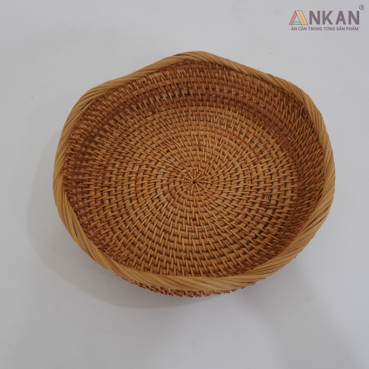 Rổ Đựng Trái Cây, Đồ Khô Chất Liệu Mây Tre Đan Thủ Công, Giỏ Đựng Đồ Decor Nhà Ăn, Phòng Khách