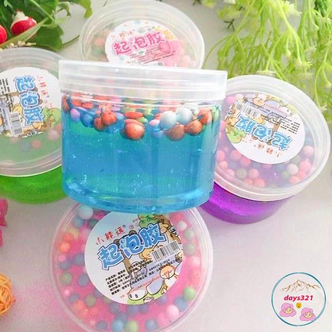 Slime hộp tròn 150ml charm cốm xốp NG0C TRAI màu thạch chất đẹp Đồ chơi slam chất nhầy ma thuật squishy