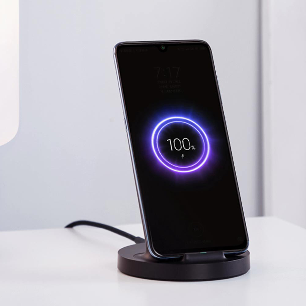 Bộ sạc không dây Xiaomi sạc 20W chân đế chống trượt sạc an toàn . Đế sạc nhanh không dây