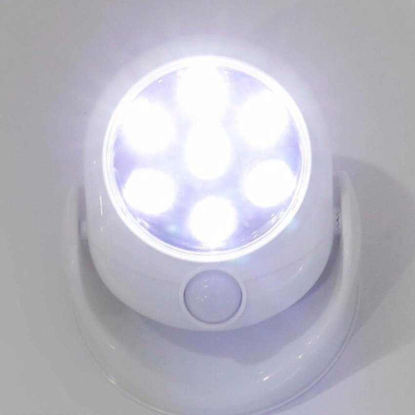 Đèn Led xoay 360 độ cảm ứng hồng ngoại tự động + Tặng 2 túi khử mùi giày Nhật Pháp