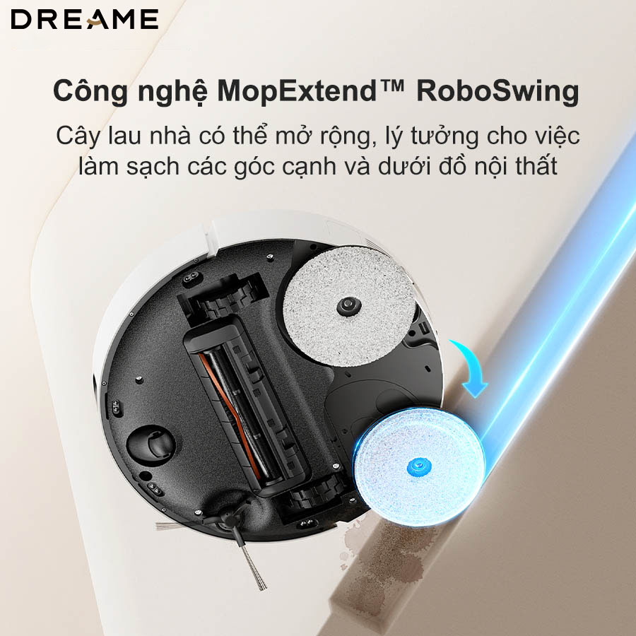 Robot Hút Bụi Lau Nhà Dreame L30s Ultra Xòe Giẻ Giặt Sấy Giẻ Nước Nóng Khử Khuẩn Ion, Camera AI Lực Hút 11.000 Pa - Hàng Chính Hãng