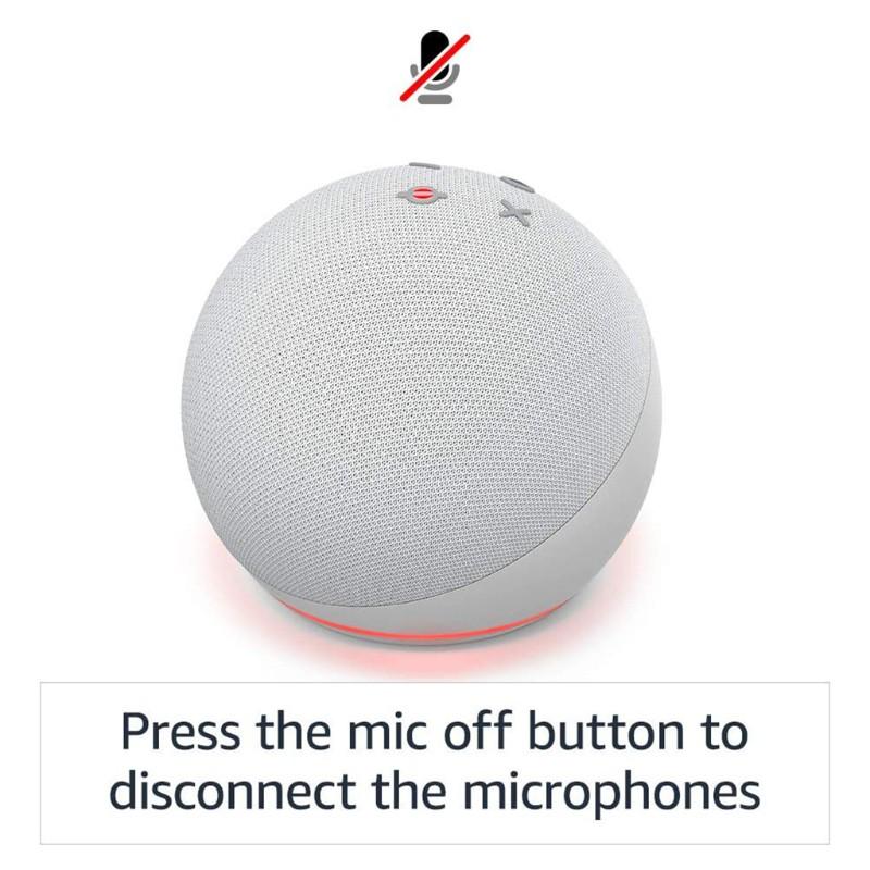 Vỏ Silicone Mềm Chống Bụi Bảo Vệ Cho Amazon Echo Dot 4