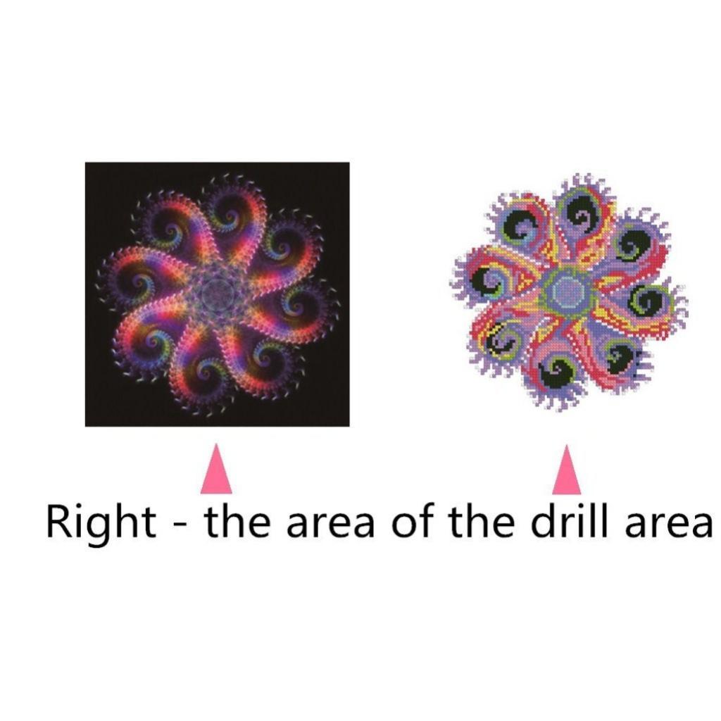 Magic Flower DIY 5D Diamond Painting for Adult Beginners Embroidery Kit Home Wall Hanging Decor Craft