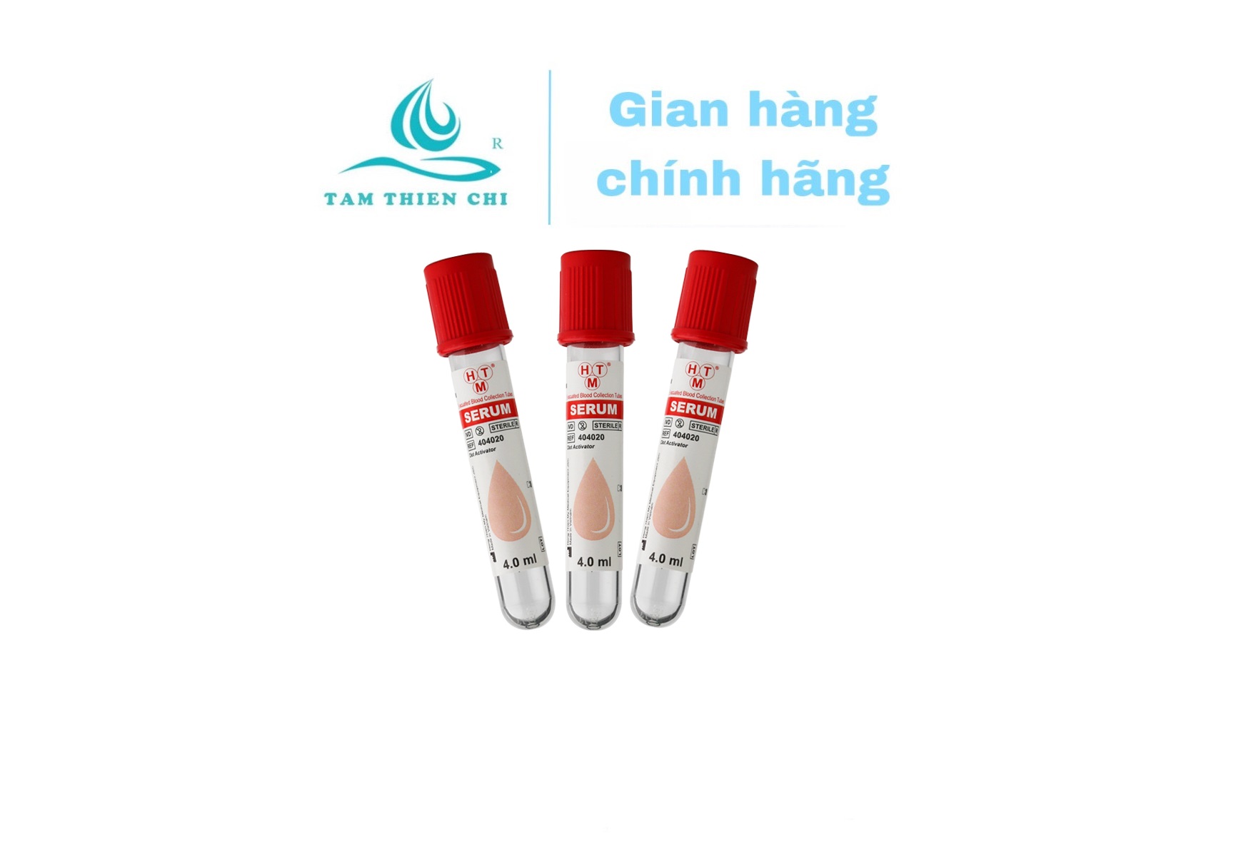 Ống nghiệm chân không Serum 4ml HTM Đông máu