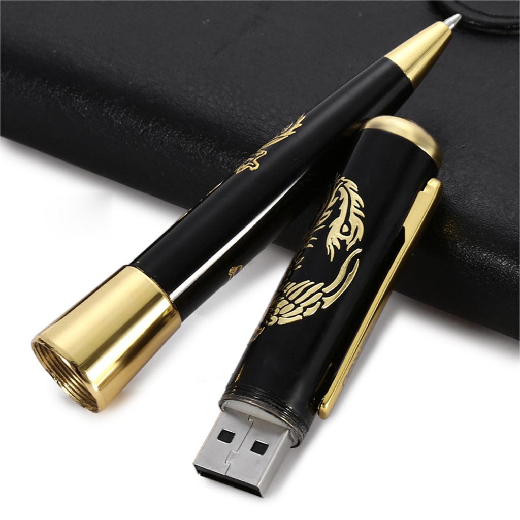Black Ball Pen Memory Stick Driver USB 3.0 Data Storage U Disk 2 In 1 For PC