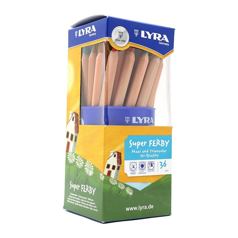 Bút chì 4 màu thân to bự Lyra Super Ferby (Đức)