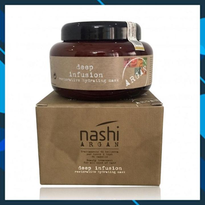 HẤP DẦU PHỤC HỒI TÓC HƯ TỔN NASHI ARGAN Ý 500ML