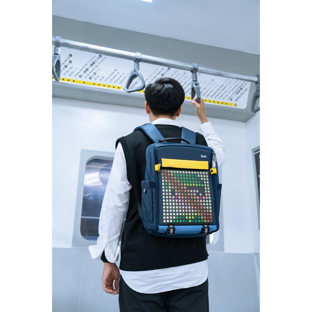 Balo màn hình LED Divoom Pixoo Backpack-S, ngăn chứa laptop 14.5 inch - Hàng chính hãng