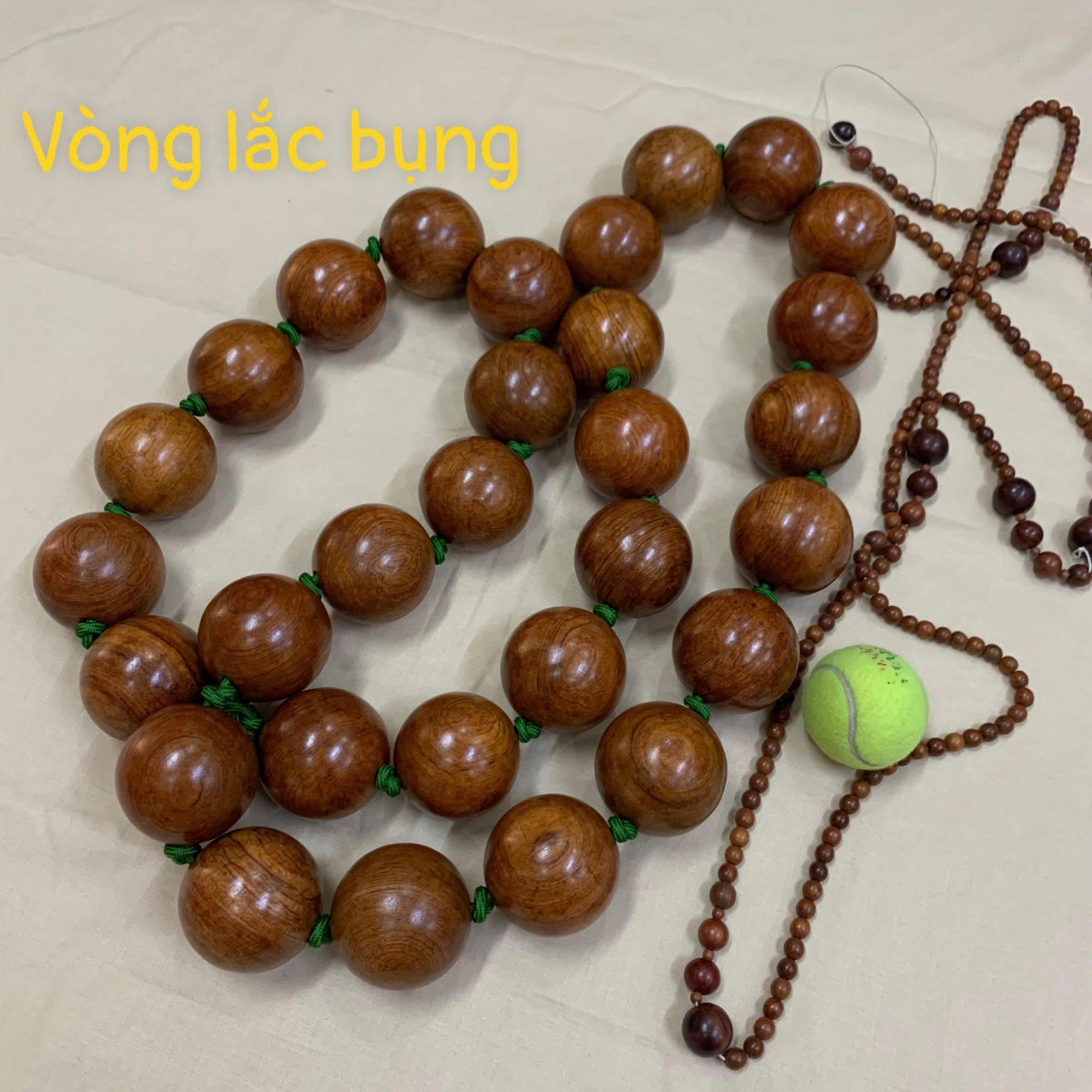 Vòng Lắc Eo Hạt Gỗ Hương Cao Cấp - Vòng 30 hạt 6cm , Chất Liệu Gỗ Hương Tự Nhiên , Gỗ Lõi Chịu Lực Va Đập