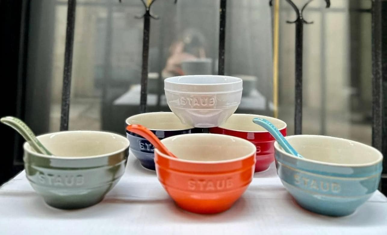 Set 6 bát cơm Staub cầu vồng 12cm Hàng chính hãng