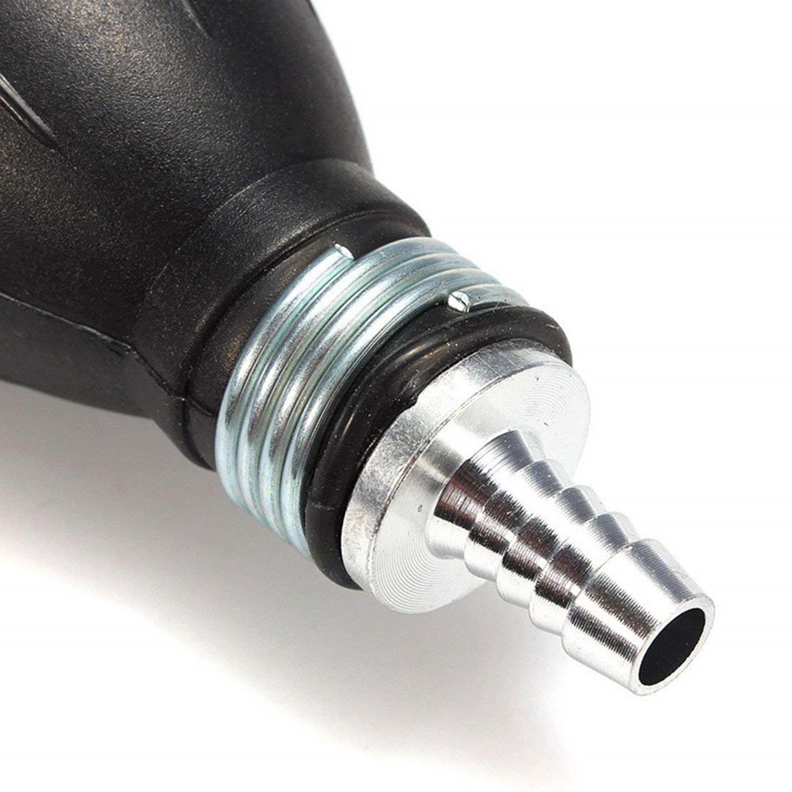 Fuel Transfer Siphon Pump Kit Rubber Oil Extractor&PVC Hose&Hose Retainer Clip&Shut-Off Clip&Brass Weight/Extender