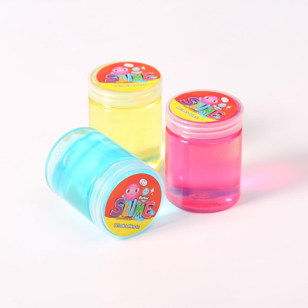 SLIME TRONG hình trụ 6 màu cực đẹp thiết kế độc đáo ấn tượng Đồ chơi Slam Gudetama Squishy