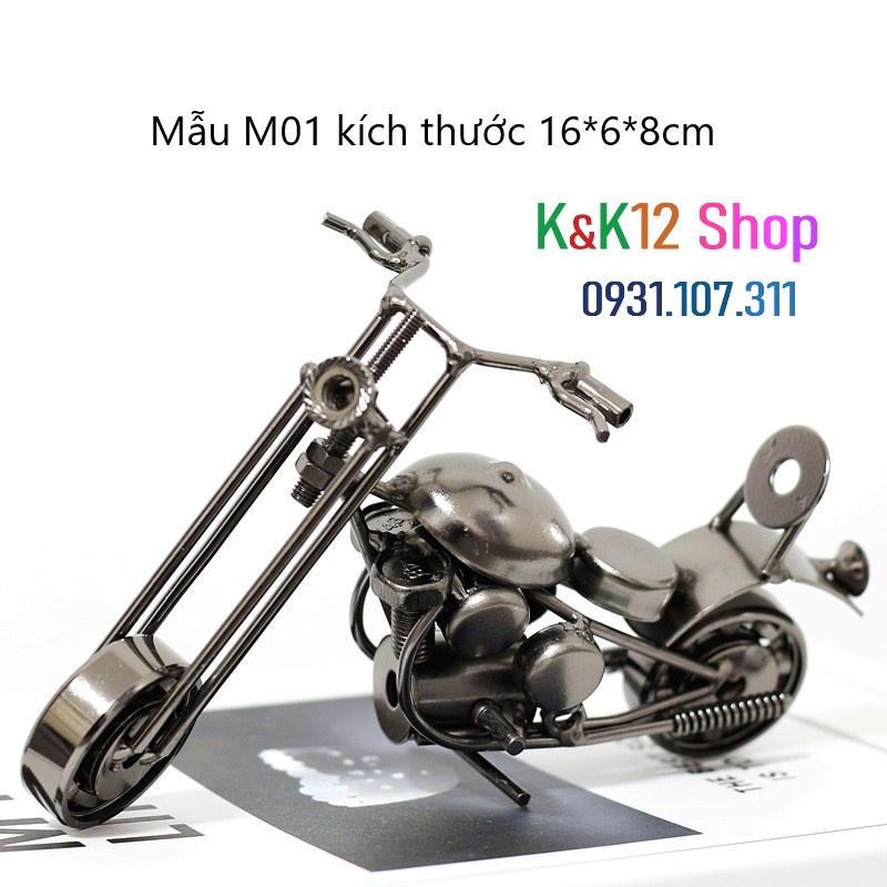 Xe moto trang trí để bàn. Bộ sưu tập đồ chơi độc đáo. Đồ chơi thủ công mỹ nghệ