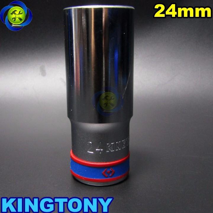Tuýp 24mm 1/2 Kingtony 423524M loại dài 6 cạnh màu trắng